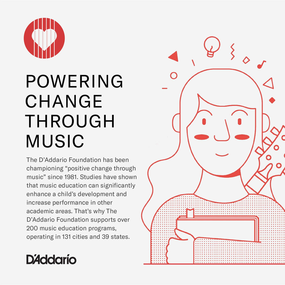 D'Addario empaque triple que facilita reposición y ahorro