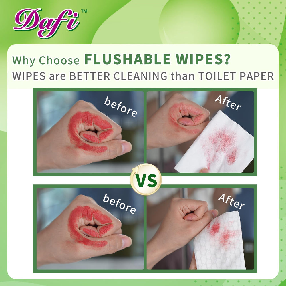DAFI toallita extendida mostrando superficie y capacidad de limpieza