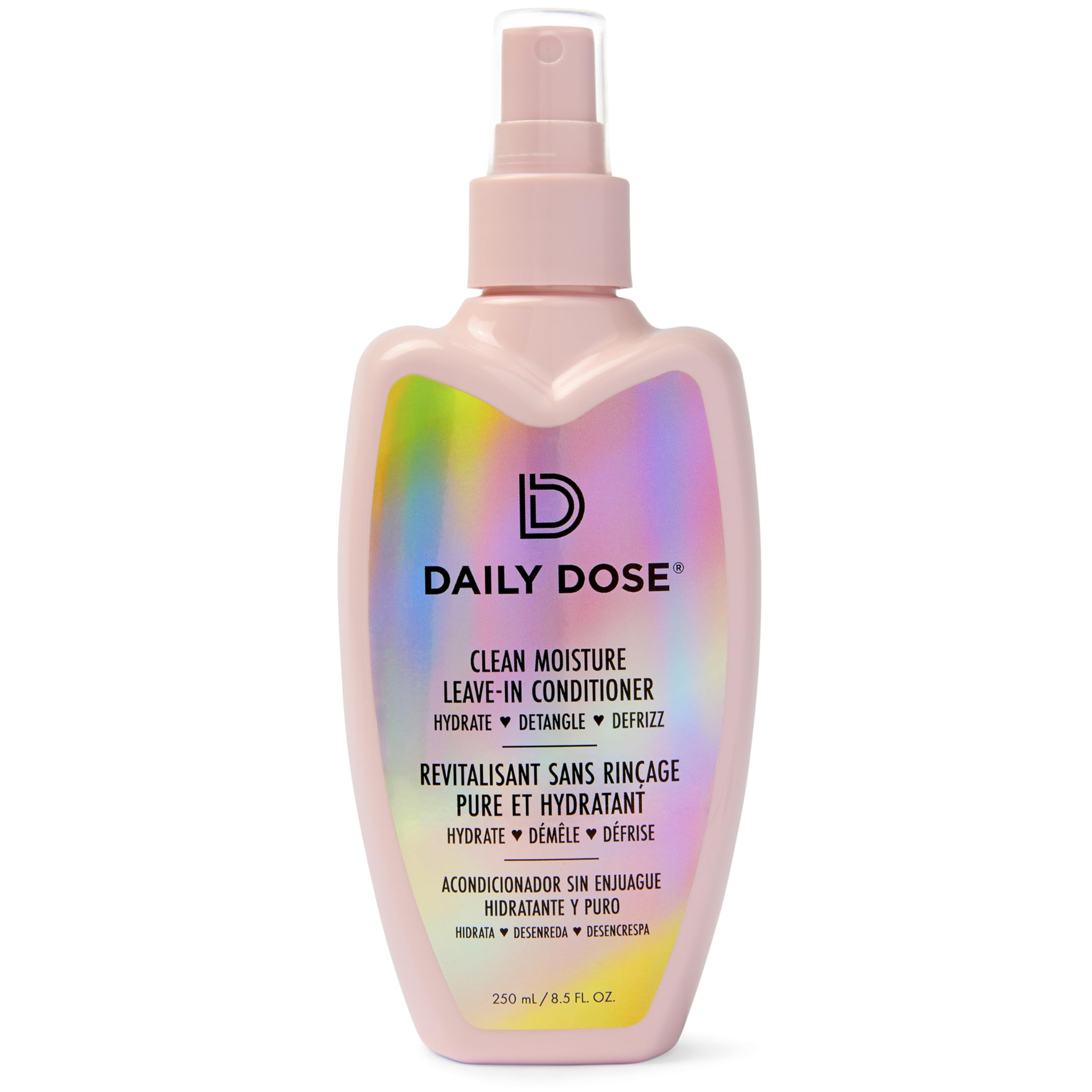 DAILY DOSE frente del producto mostrando botella y marca, fácil identificación y uso