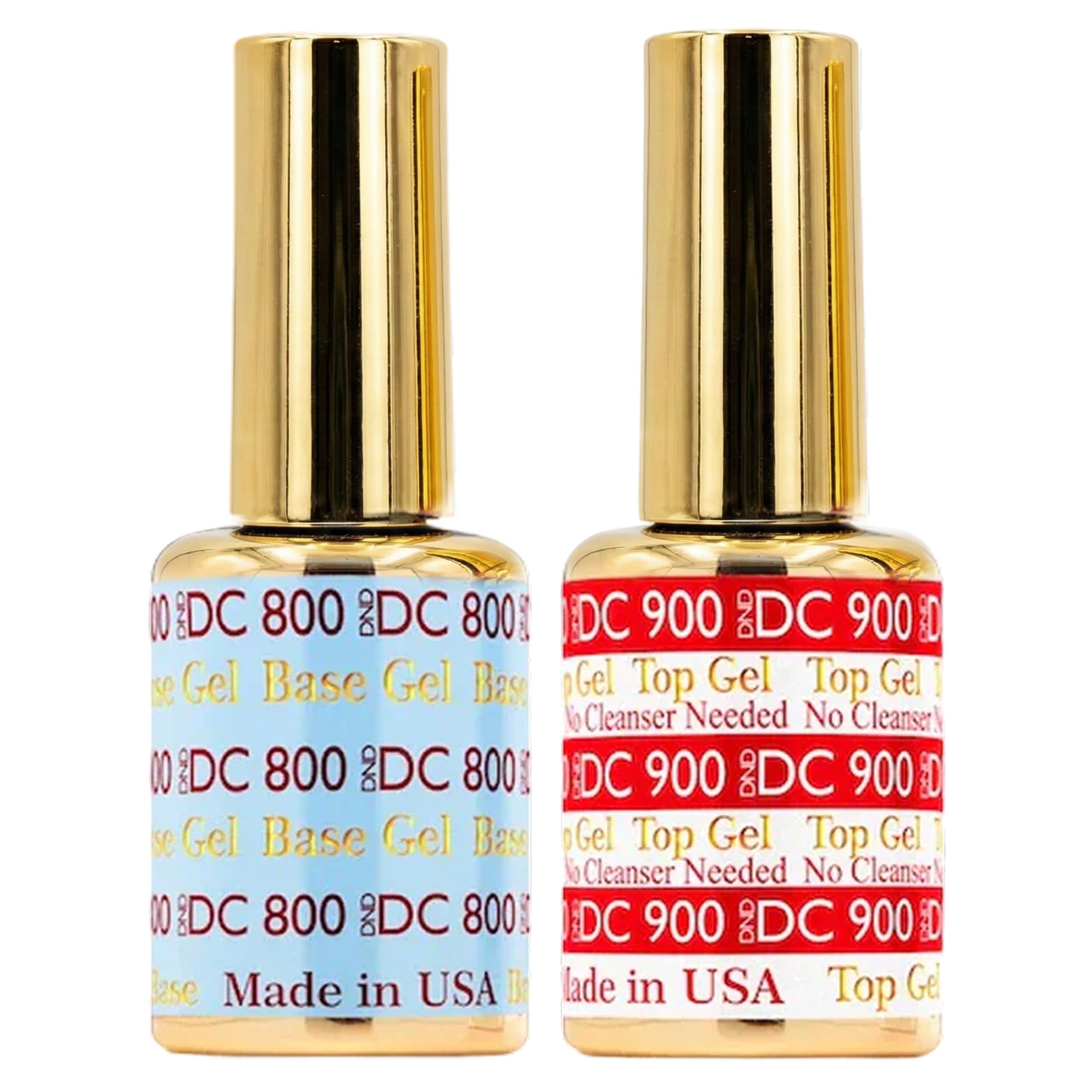 DAISY DND frontal del kit mostrando base y top para manicura duradera