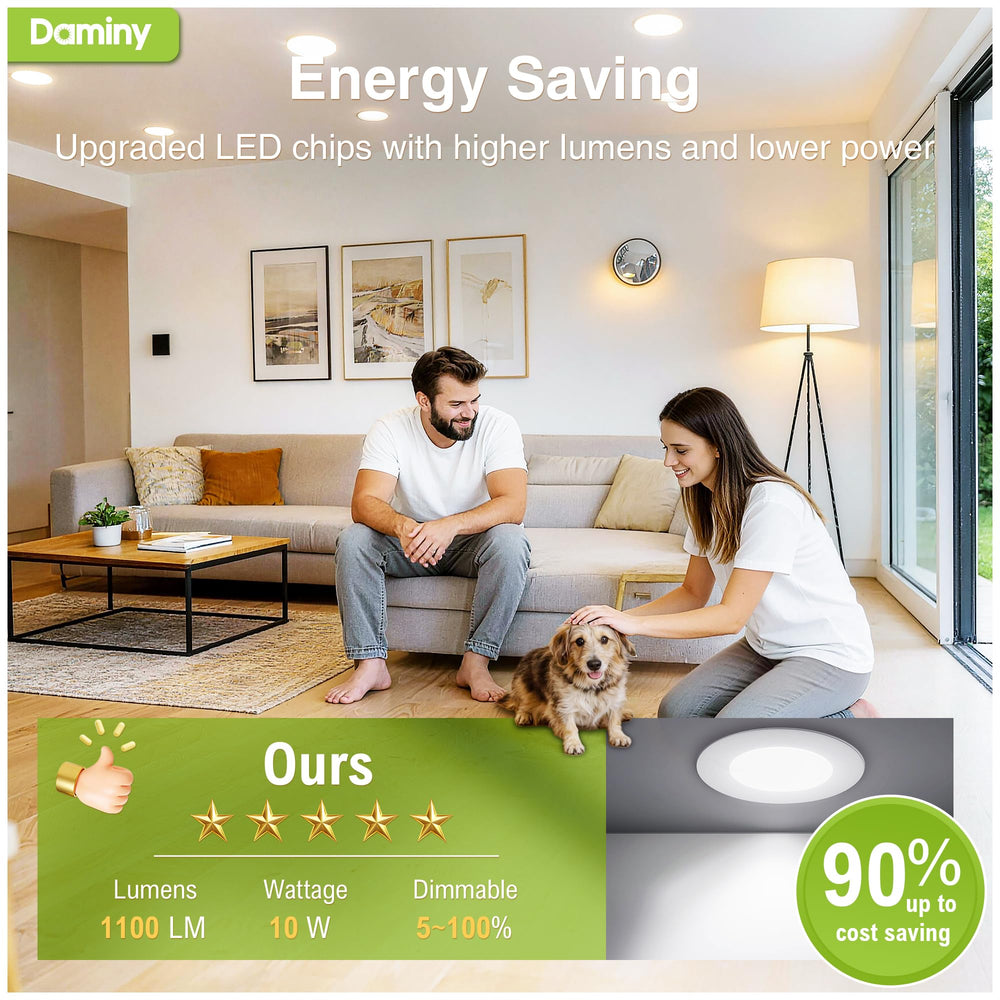 DAMINY perfil del downlight delgado para techos estrechos