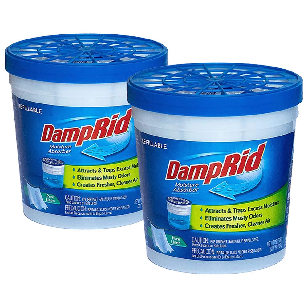 DampRid envase frontal Clean Linen absorbe humedad y neutraliza olores