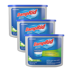 DampRid envase frontal mostrando diseño y fragancia fresca, reduce humedad