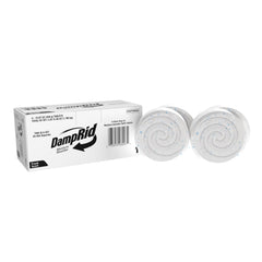 DampRid presentación frontal mostrando pack de cuatro tabletas y beneficio de absorber humedad