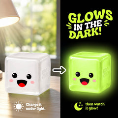 Dan&Darci Mochi Cube brillando en la oscuridad para sorpresa nocturna
