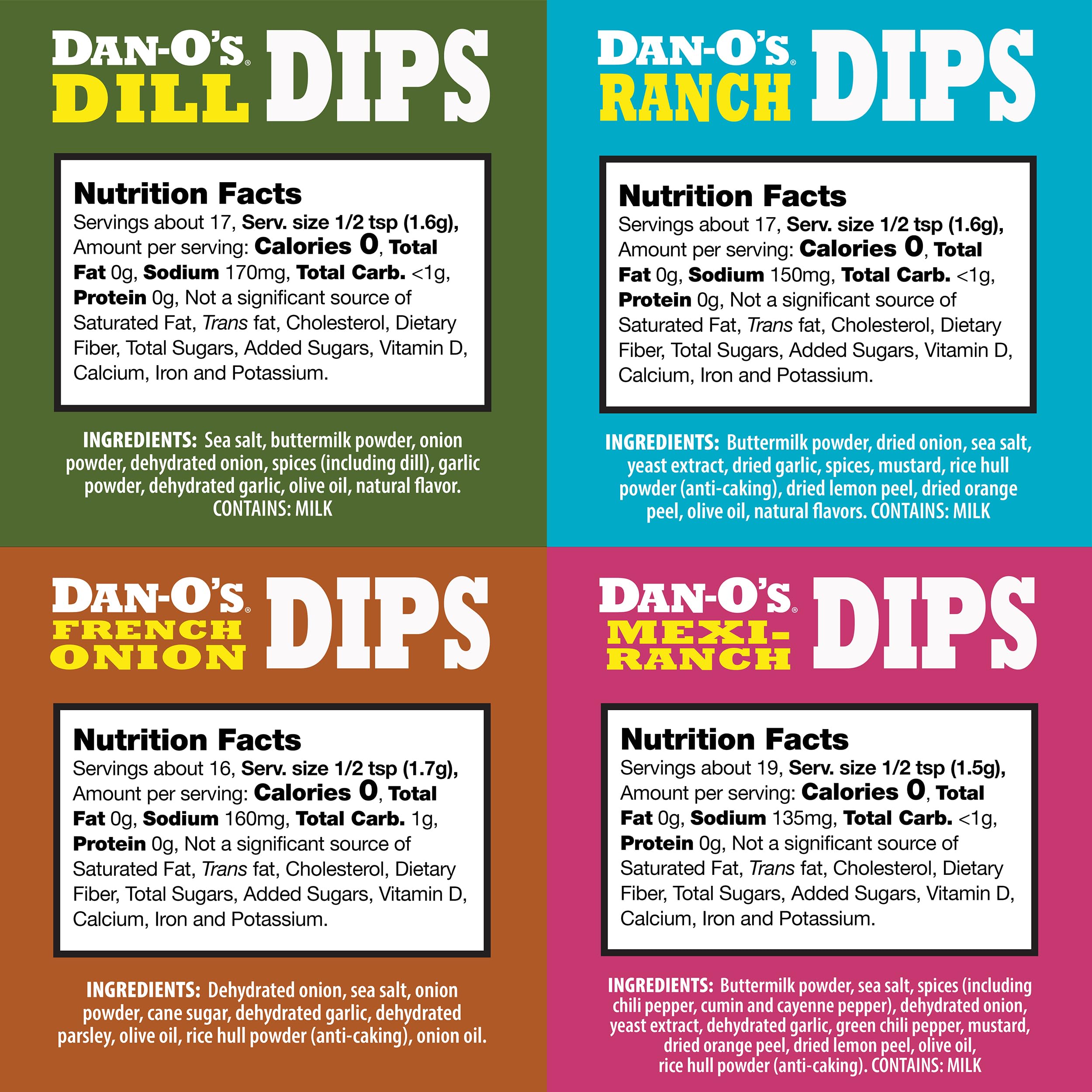 Dan-O's en mesa de fiesta con chips y vegetales mostrando versatilidad