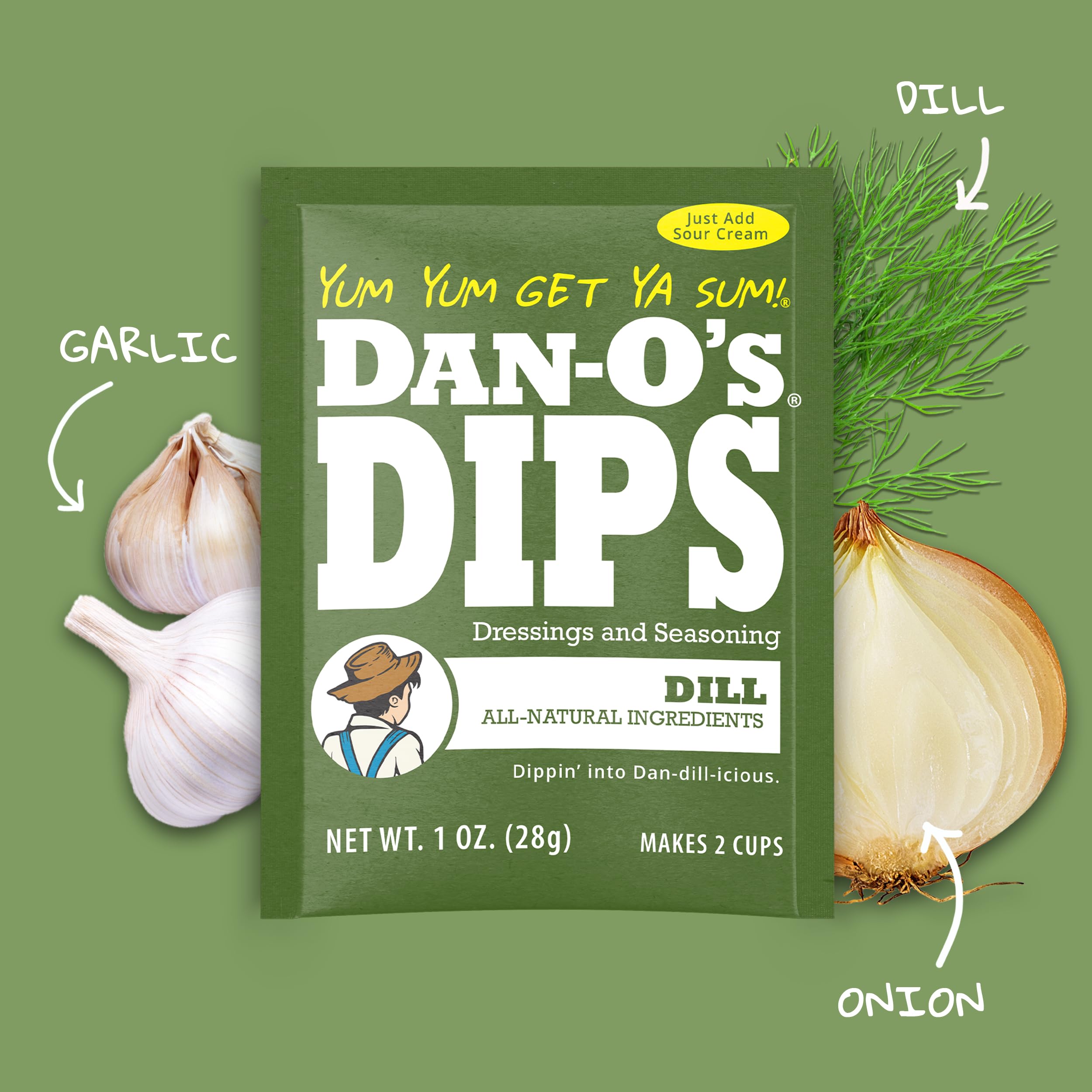 Dan-O's Ranch servido en tazón cremoso para acompañar verduras
