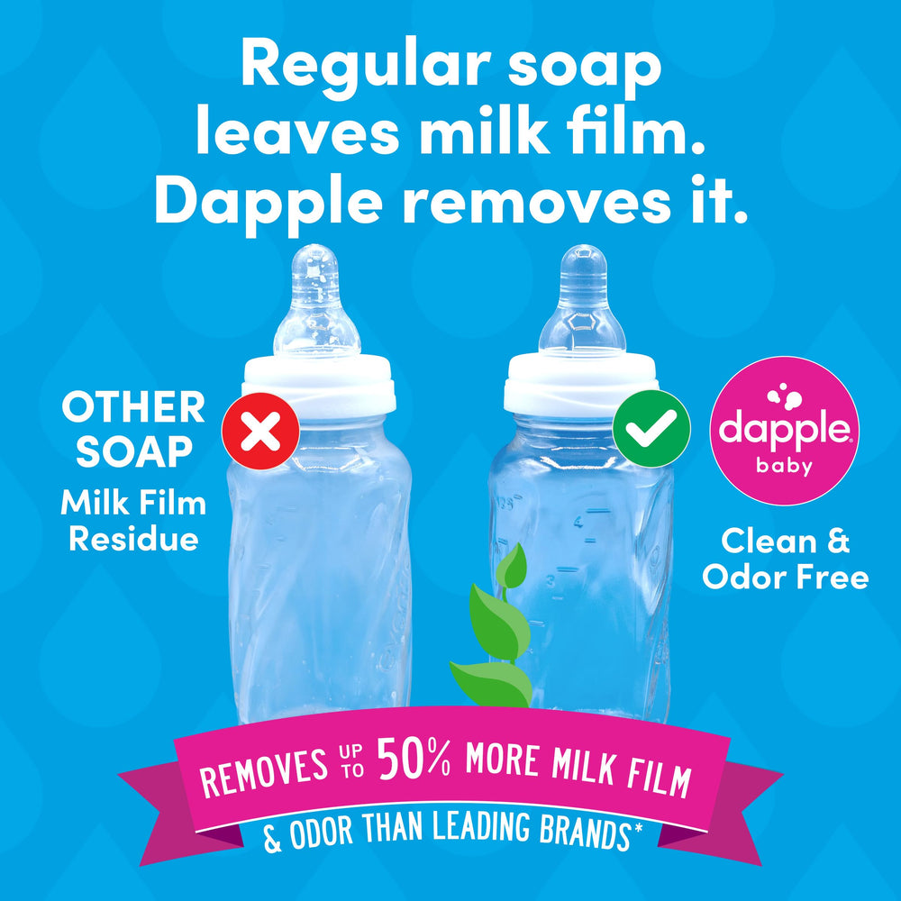 Dapple primer plano de la espuma en mano, textura ligera que facilita limpieza