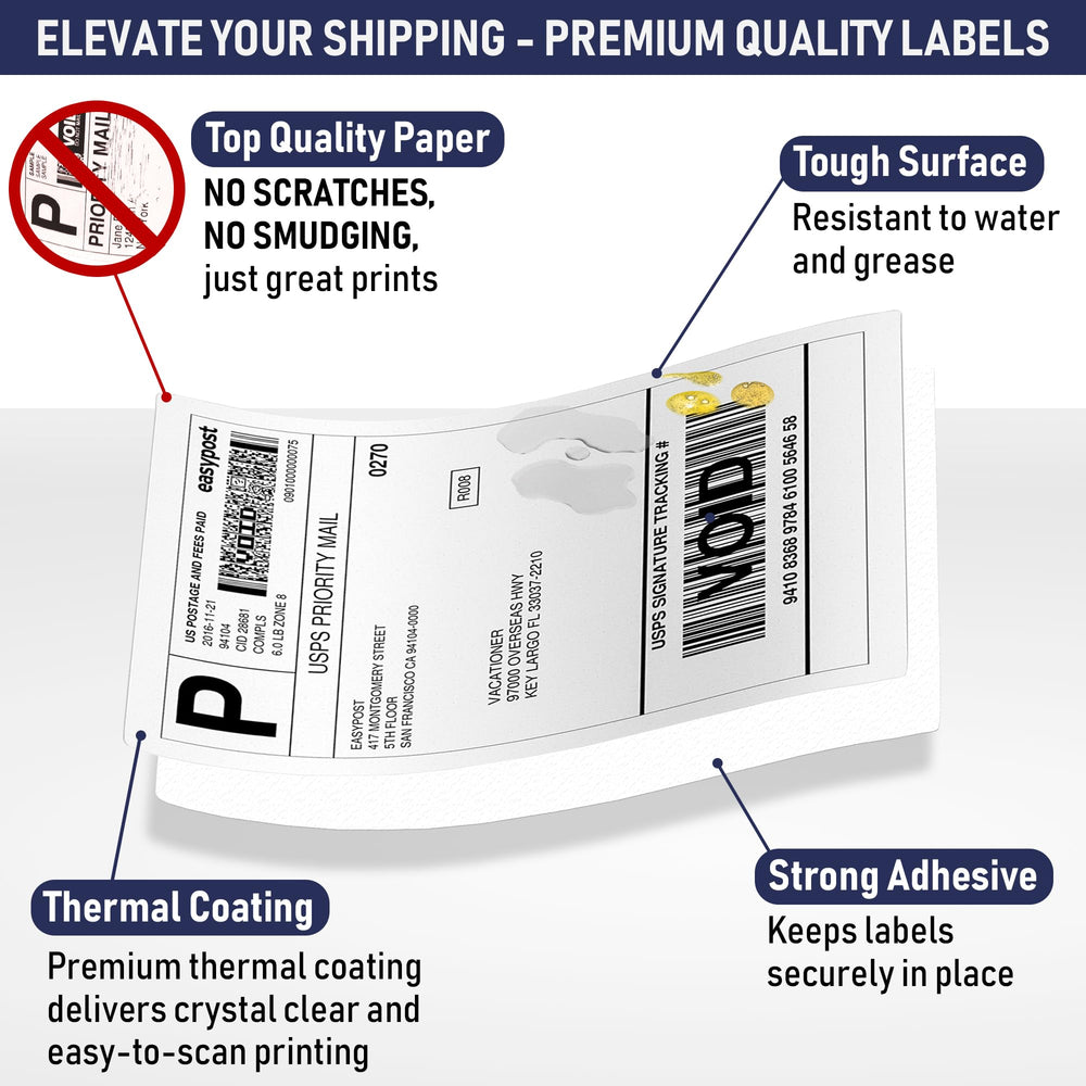 Dasher Products detalle de perforación que facilita separación