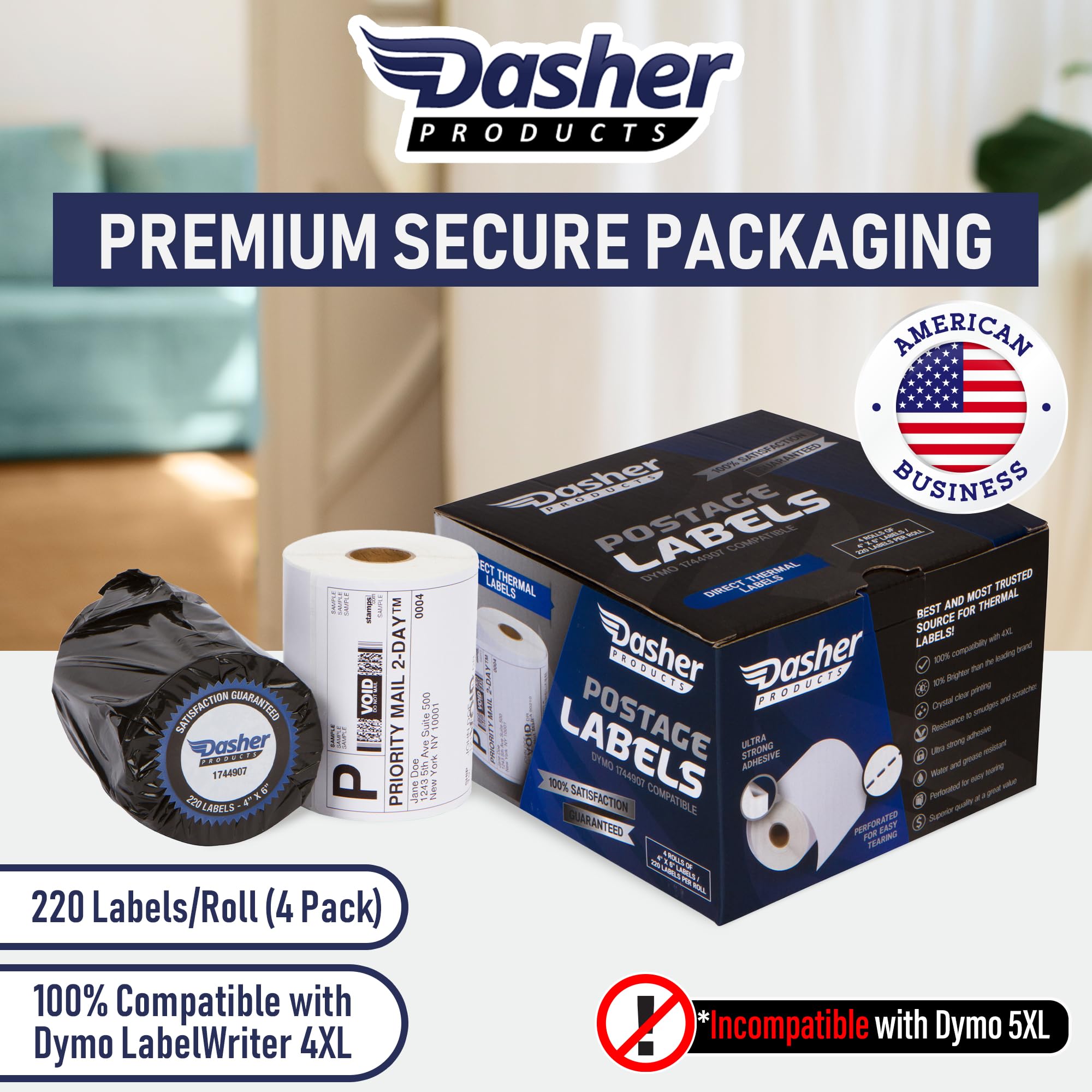 Dasher Products textura del papel para impresión nítida y duradera