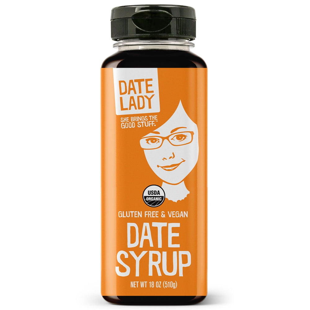 Date Lady botella exprimible frontal mostrando envase práctico y dosificación fácil