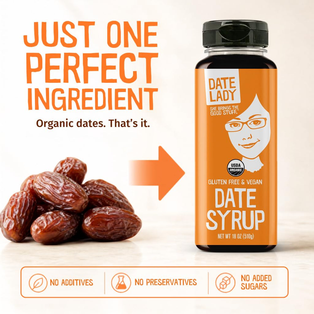 Date Lady botella junto a objetos cotidianos para comparar tamaño y capacidad