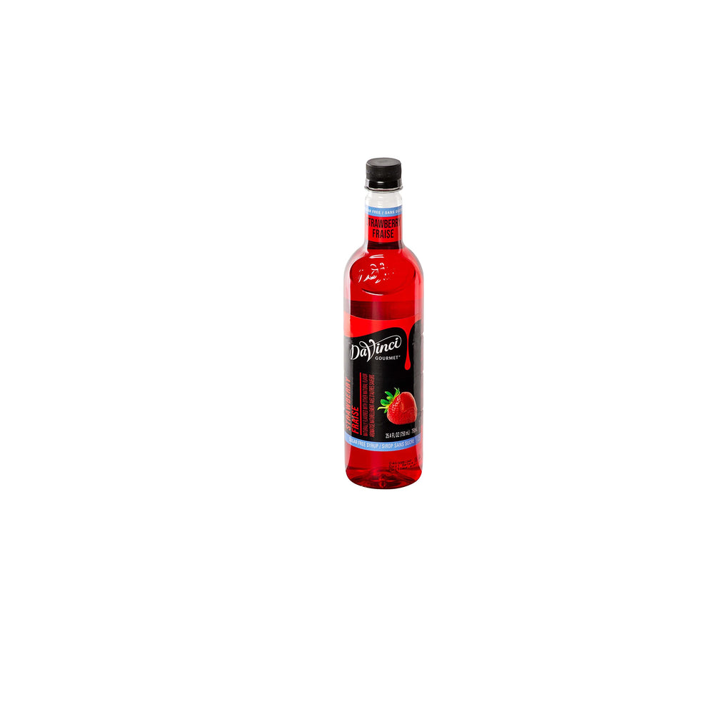 DaVinci Gourmet jarabe derramado sobre postre, intensifica el sabor