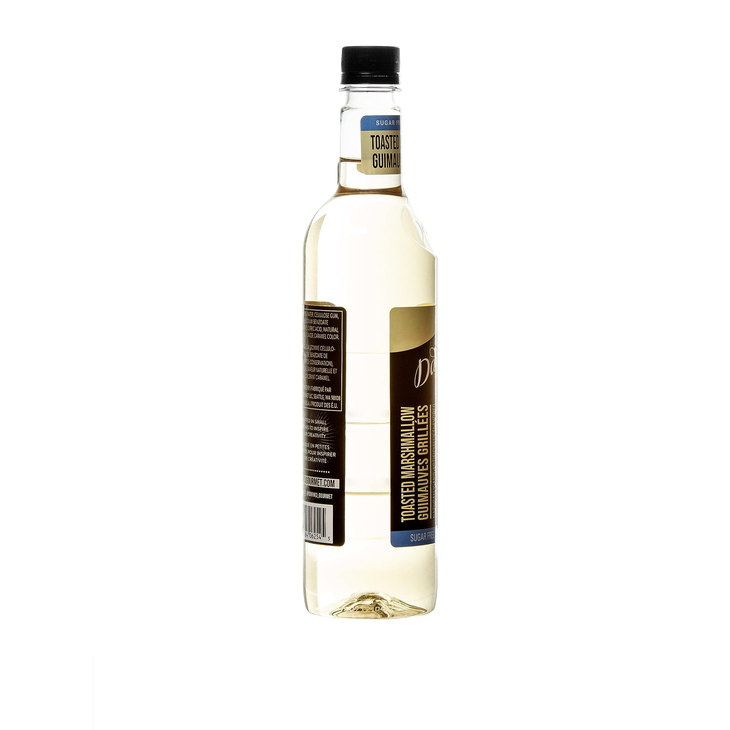 DaVinci Gourmet botella en mostrador de cafetería profesional, uso versátil