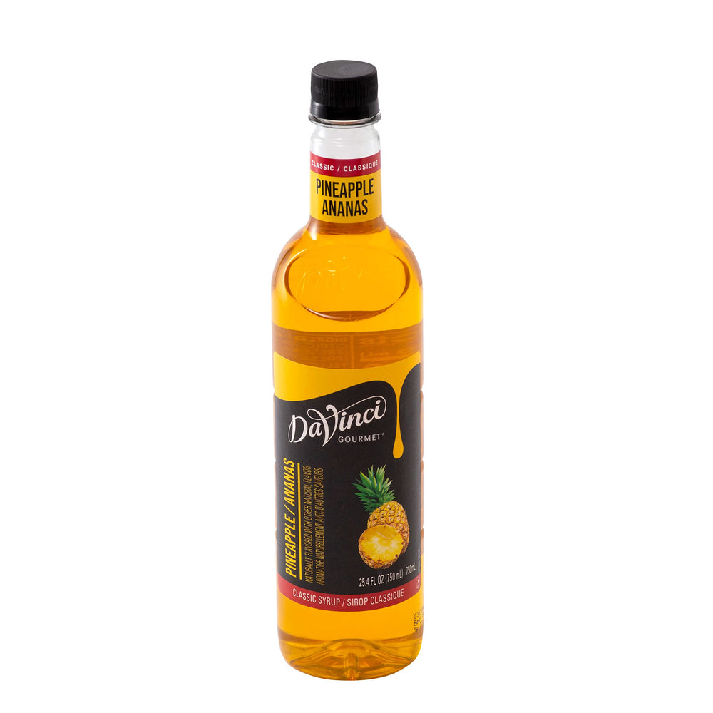 Ambiente de barra con ingredientes y DaVinci Gourmet para coctelería