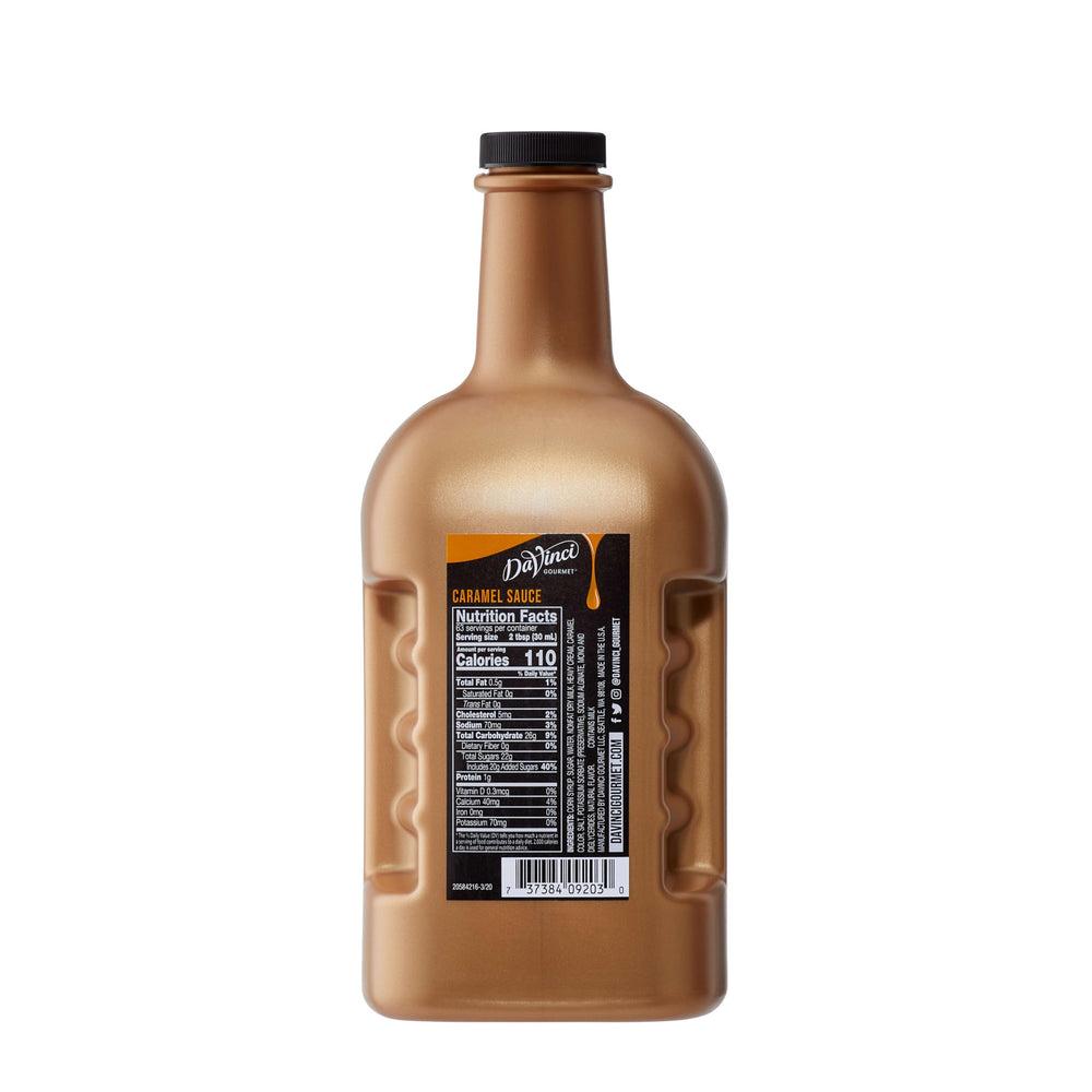 DaVinci Gourmet textura de la salsa cremosa resaltando consistencia y untuosidad