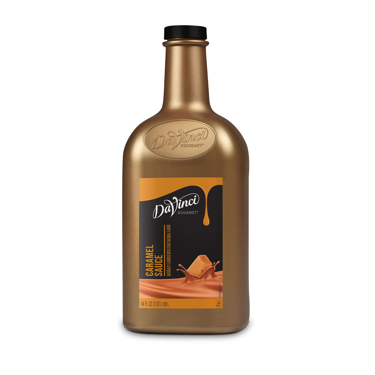 DaVinci Gourmet botella frontal mostrando tamaño y etiqueta beneficioso para repostería