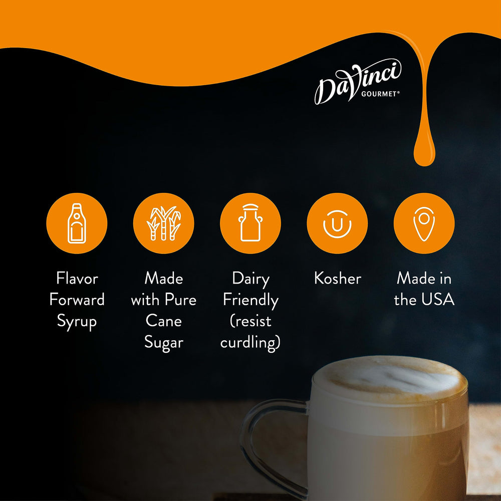 DaVinci Gourmet jarabe como topping en helado aportando dulzura