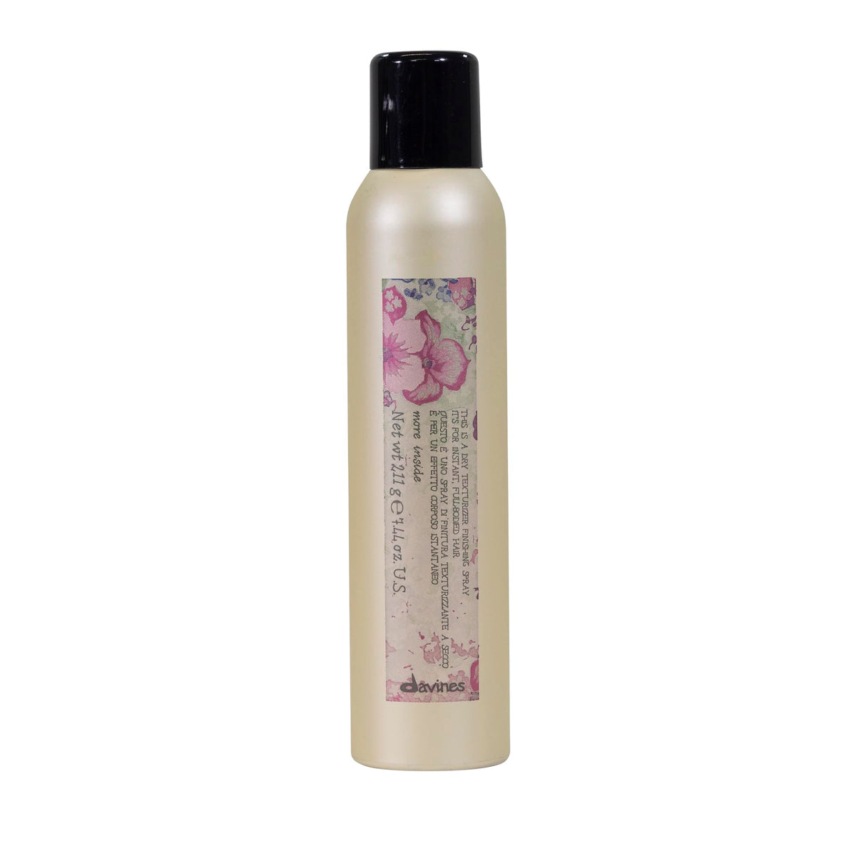 Davines envase frontal mostrando diseño y tamaño, fácil de reconocer y usar