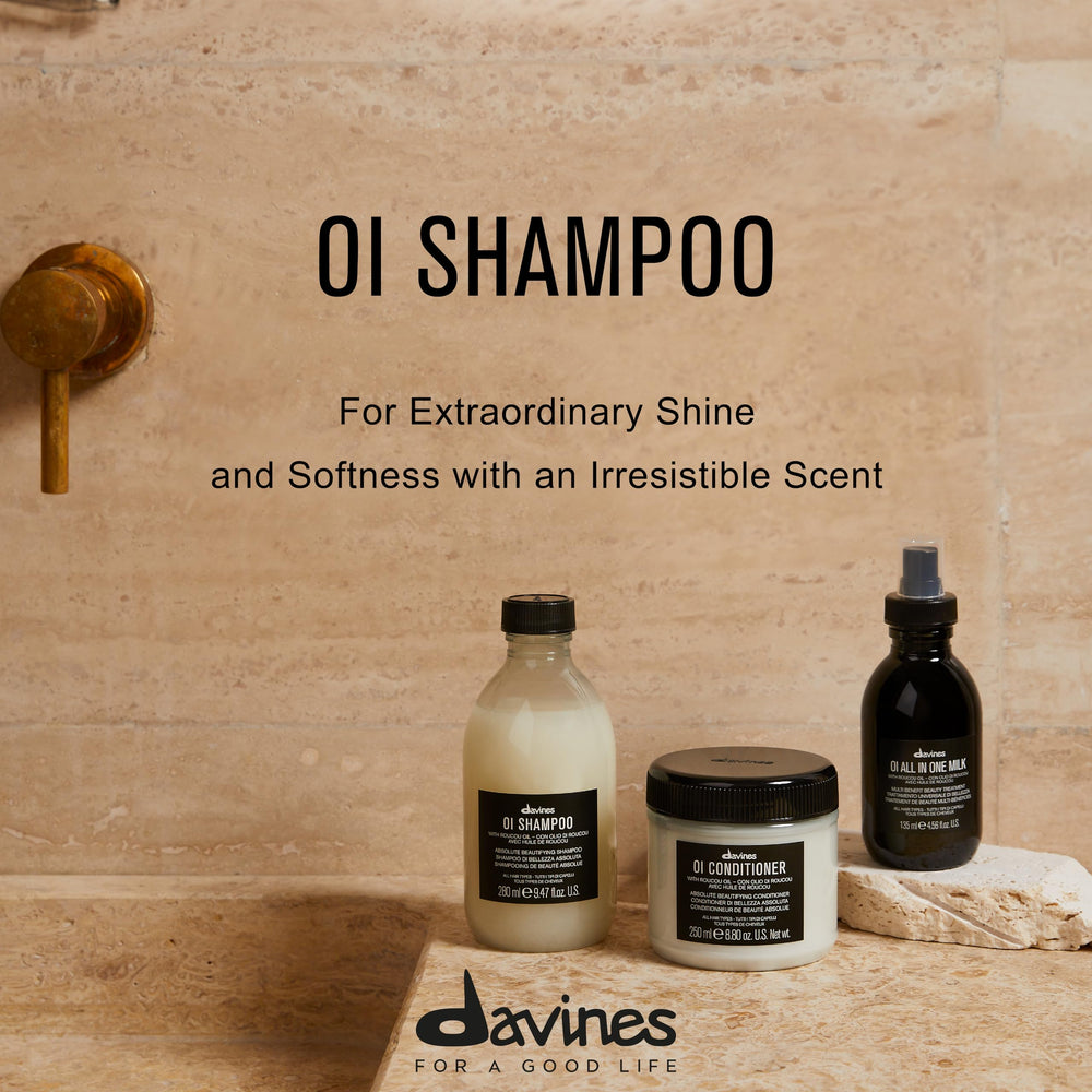 Davines OI textura cremosa del champú que hidrata y suaviza