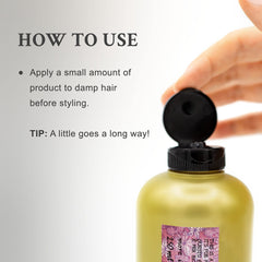 Davines serúm etiqueta lateral que muestra información de producto visible