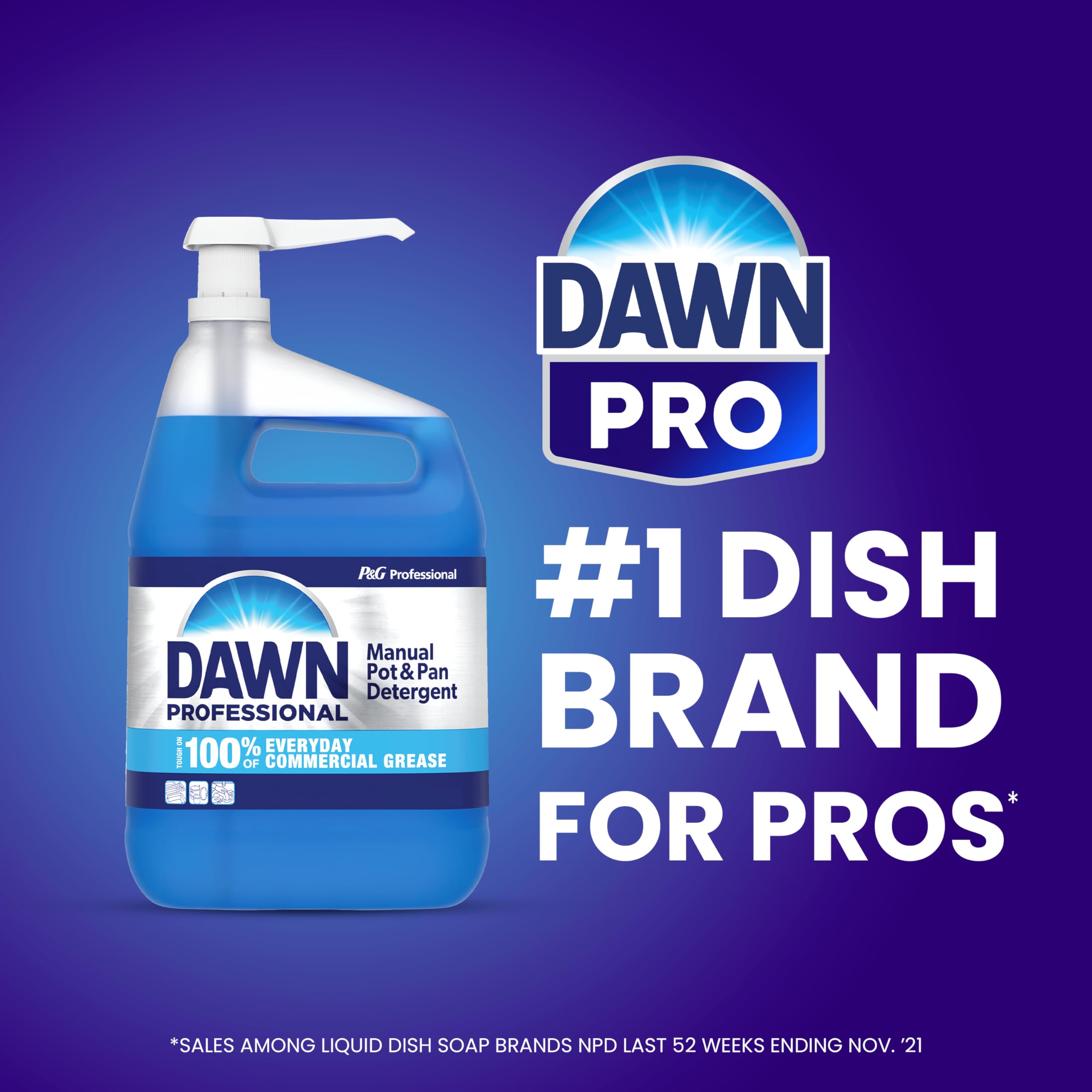 Dawn PRO pack de 2 botellas en cocina profesional suministro confiable