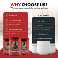 Daybreak Nutrition primeros planos de linaza y psyllium para calidad visible