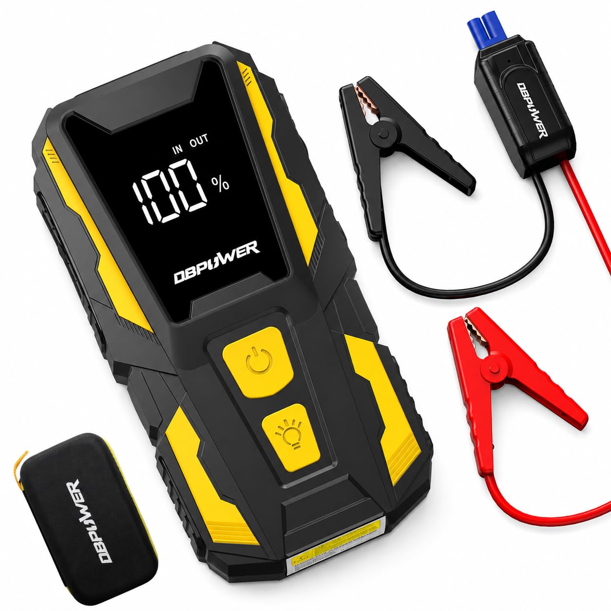 DBPOWER Z07 imagen frontal del arrancador con diseño compacto y potencia