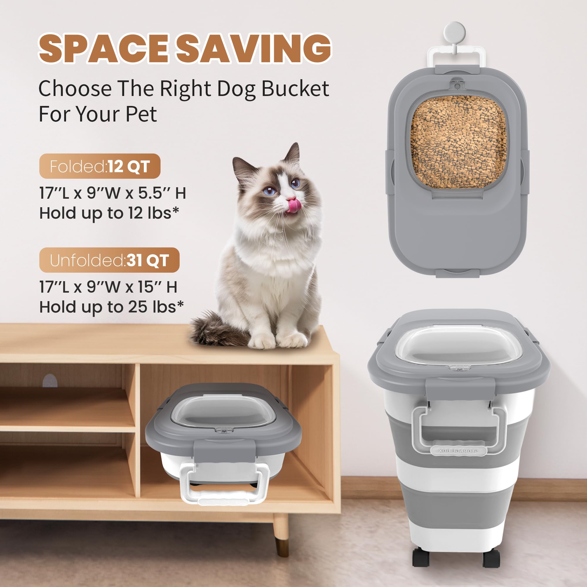 DDMOMMY asa y accesorios incluidos para servir y mover sin esfuerzo