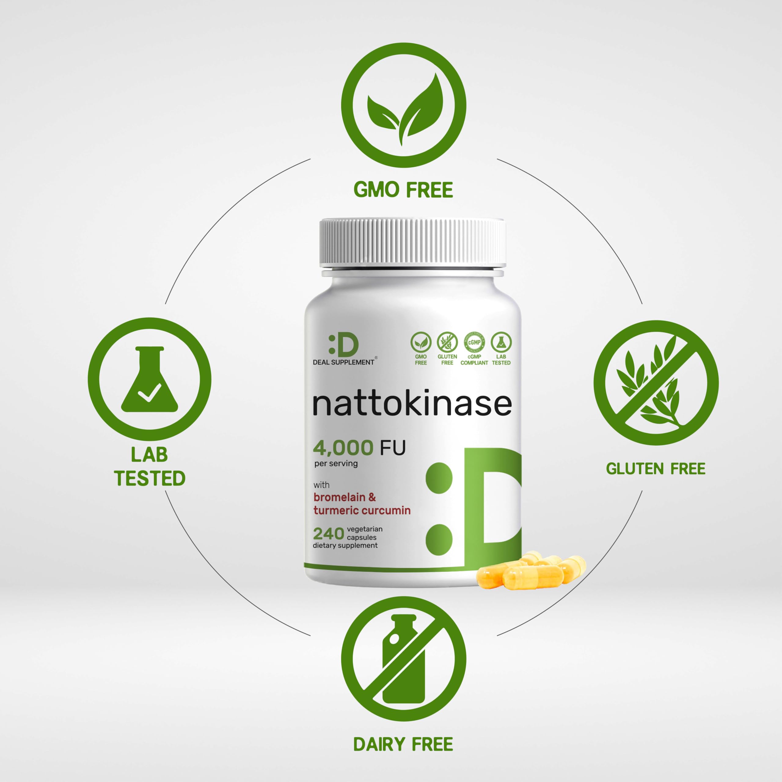 DEAL SUPPLEMENT cápsula en mano para comparar tamaño y facilitar dosis