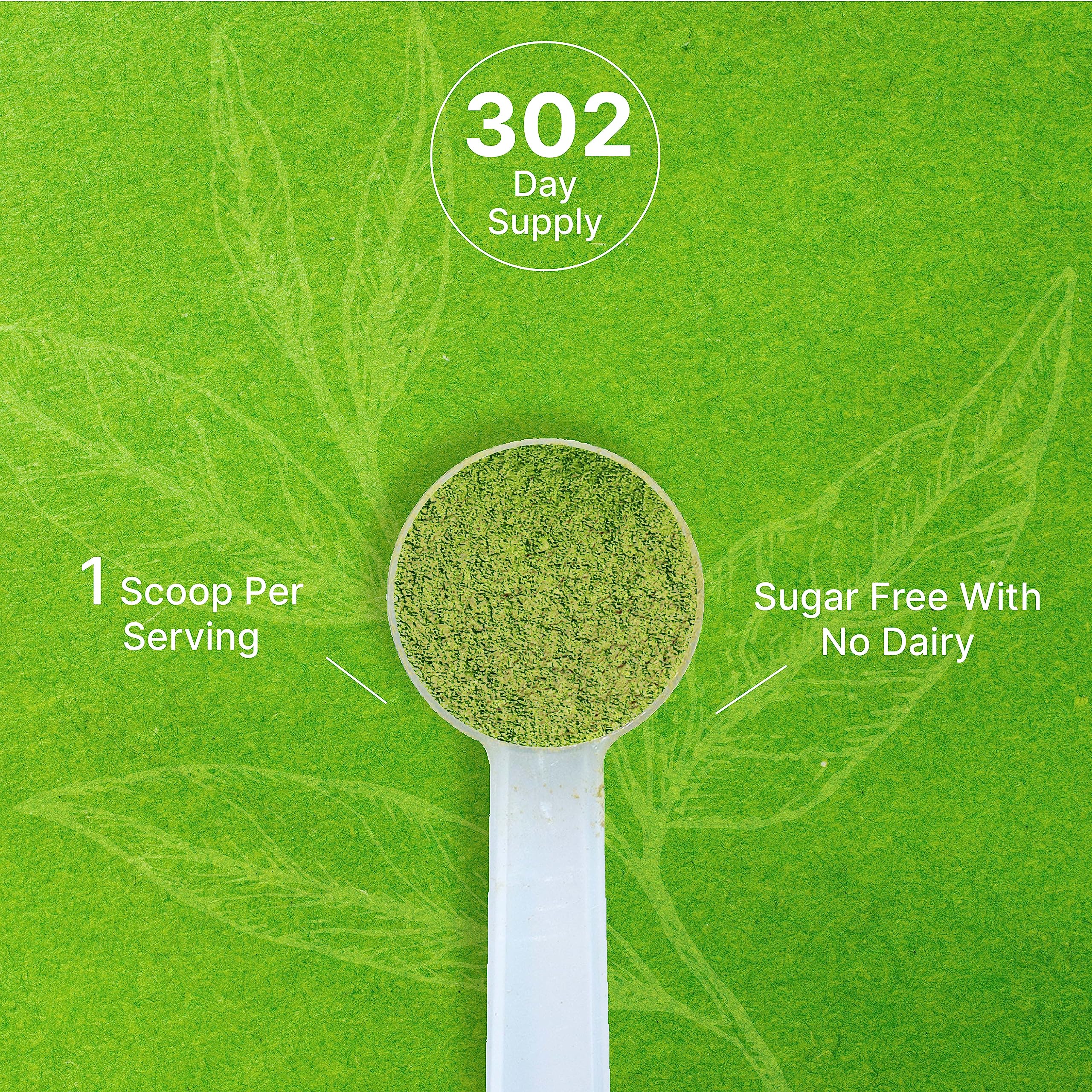 DEAL SUPPLEMENT batido verde preparado, ilustrando mezcla fácil y aporte versátil en recetas