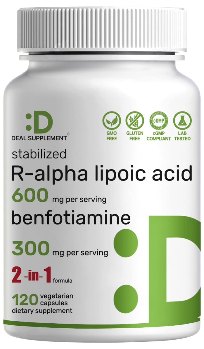 DEAL SUPPLEMENT frasco delante mostrando etiqueta clara y beneficios
