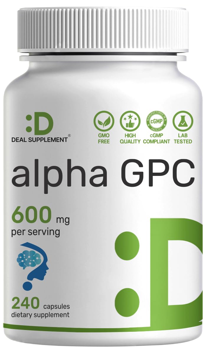 DEAL SUPPLEMENT frasco frontal mostrando 240 cápsulas y etiqueta clara
