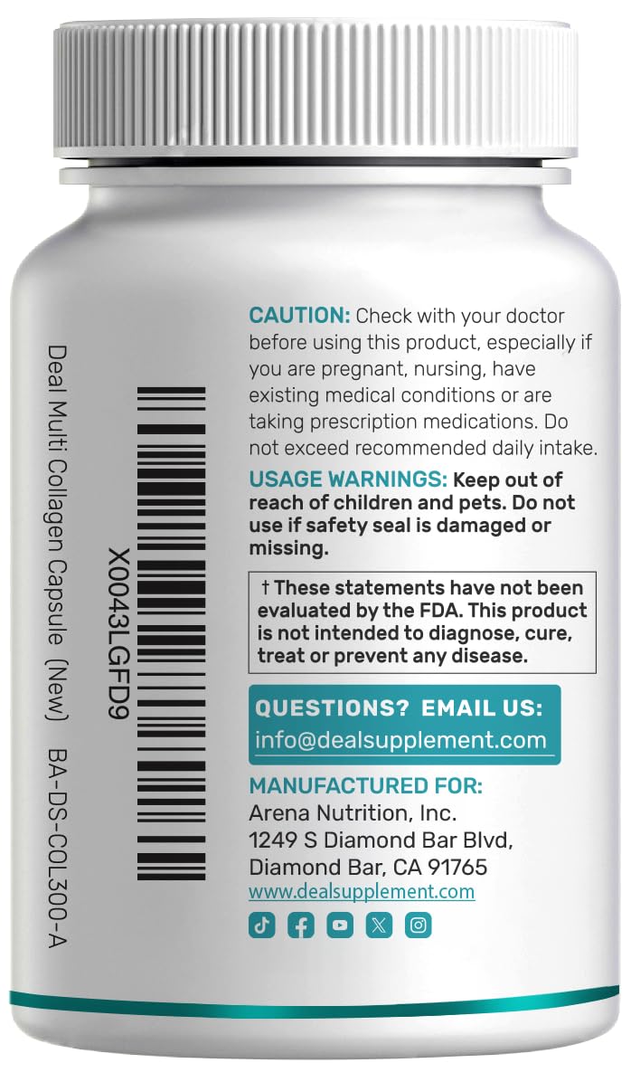 DEAL SUPPLEMENT primer plano de lista de ingredientes para transparencia