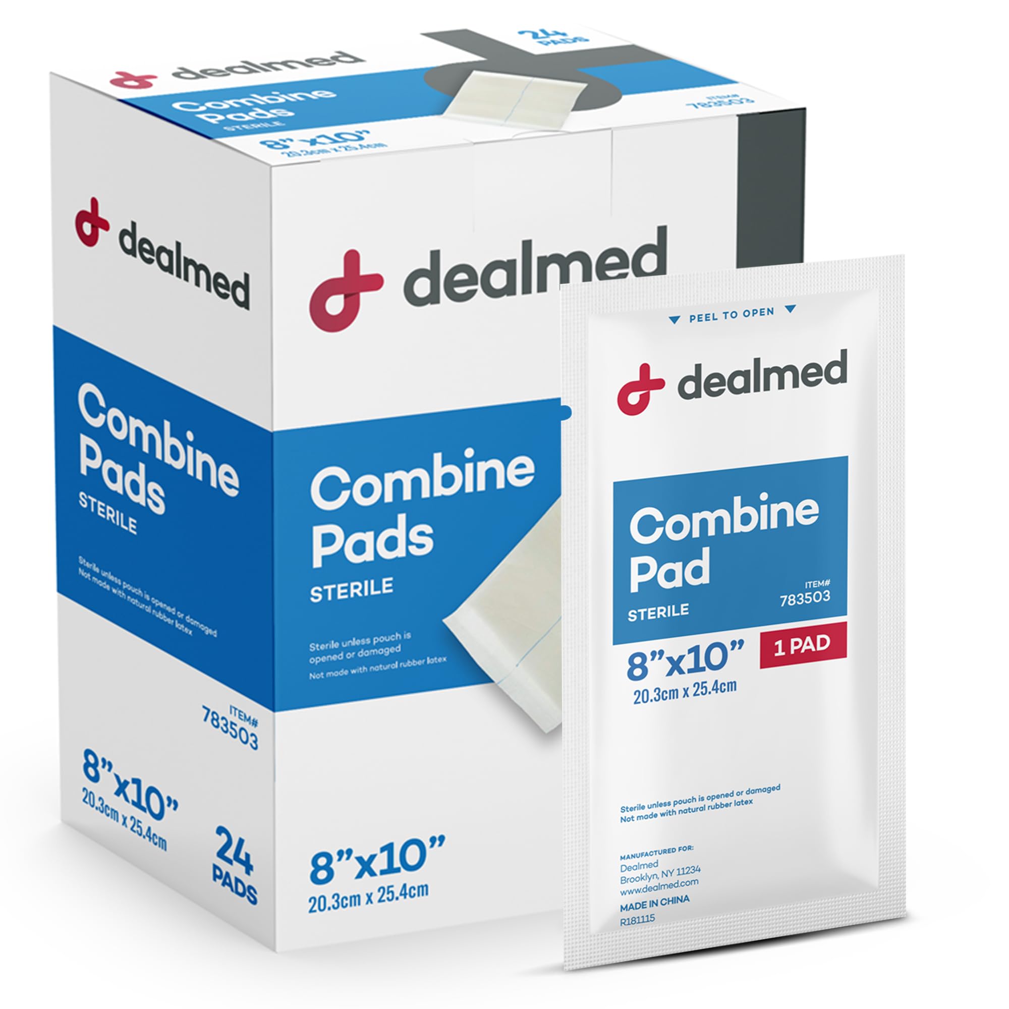 Dealmed corte mostrando núcleo absorbente grueso, mayor capacidad de retención