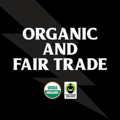 Death Wish Coffee Valhalla Java grano molido detalle de textura para extracción uniforme