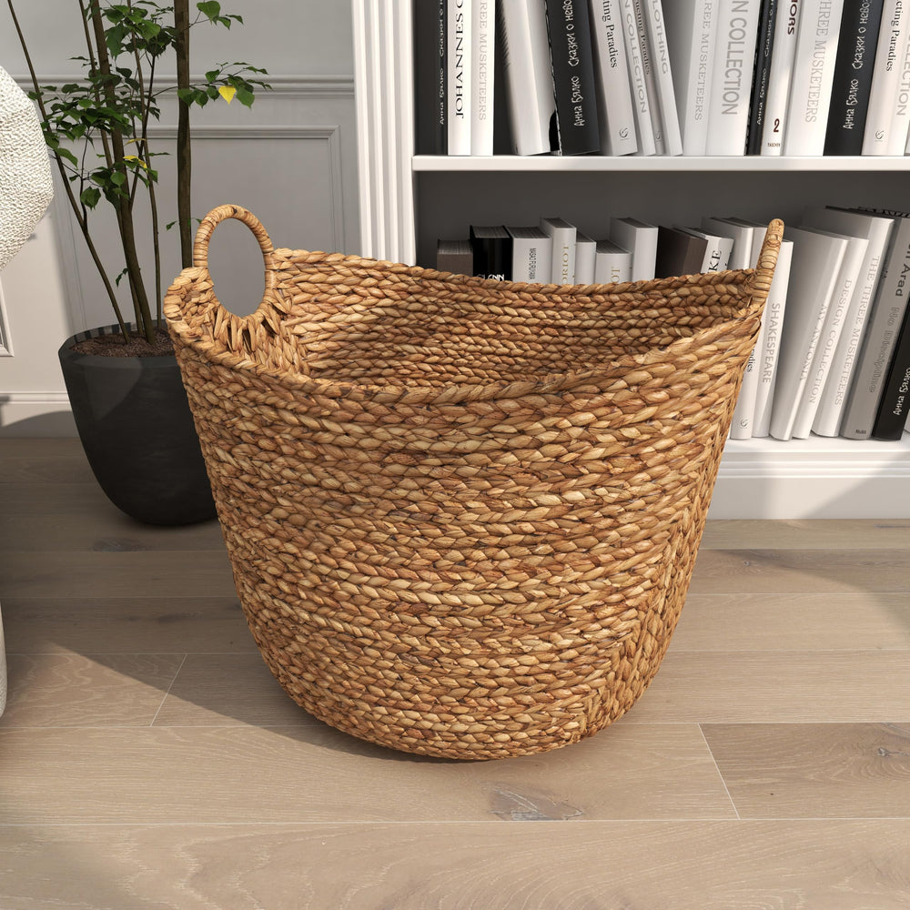 Deco 79 cesta en dormitorio con decoración, aporta orden y estilo natural
