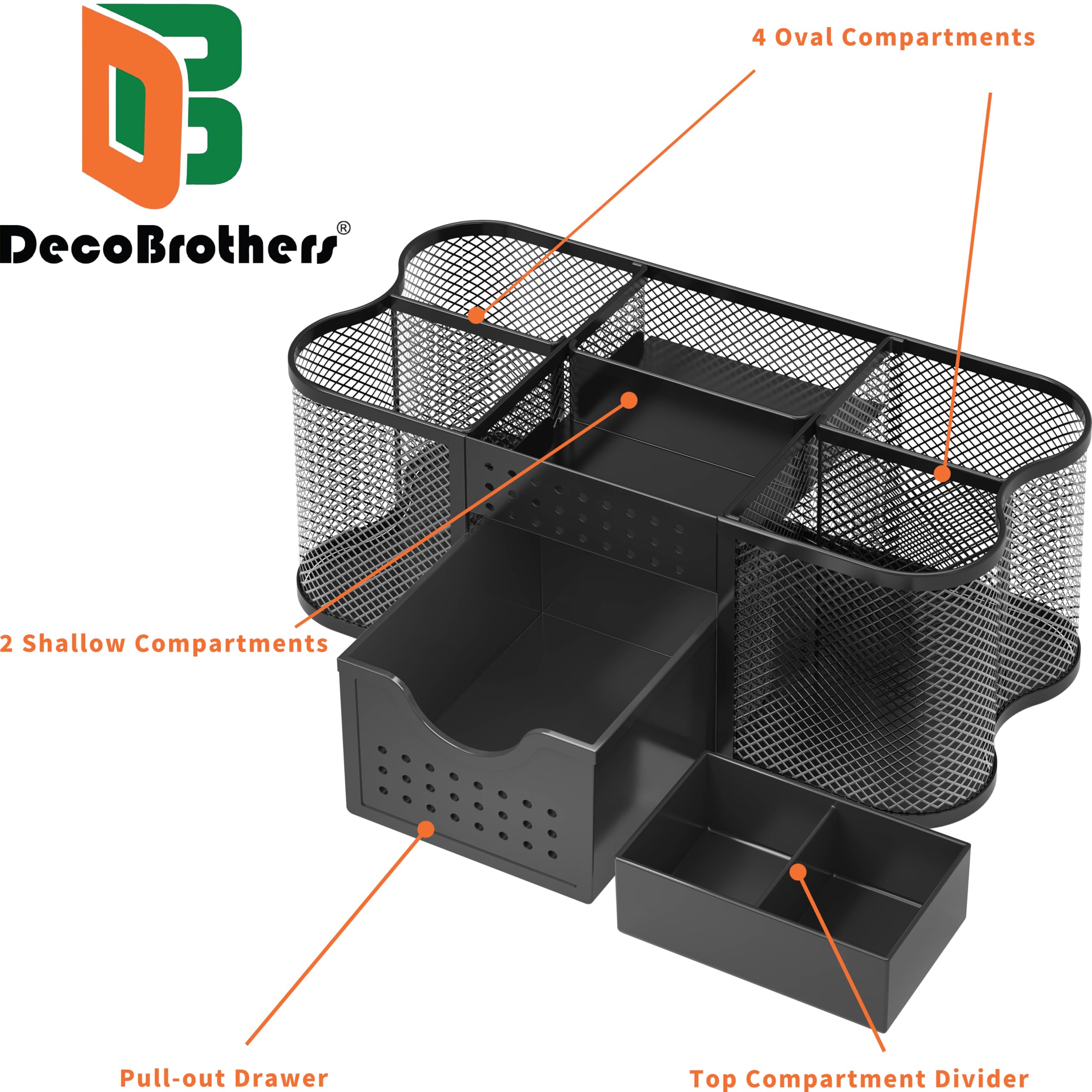 Deco Brothers primer plano de la malla metálica mostrando textura durable y ventilación