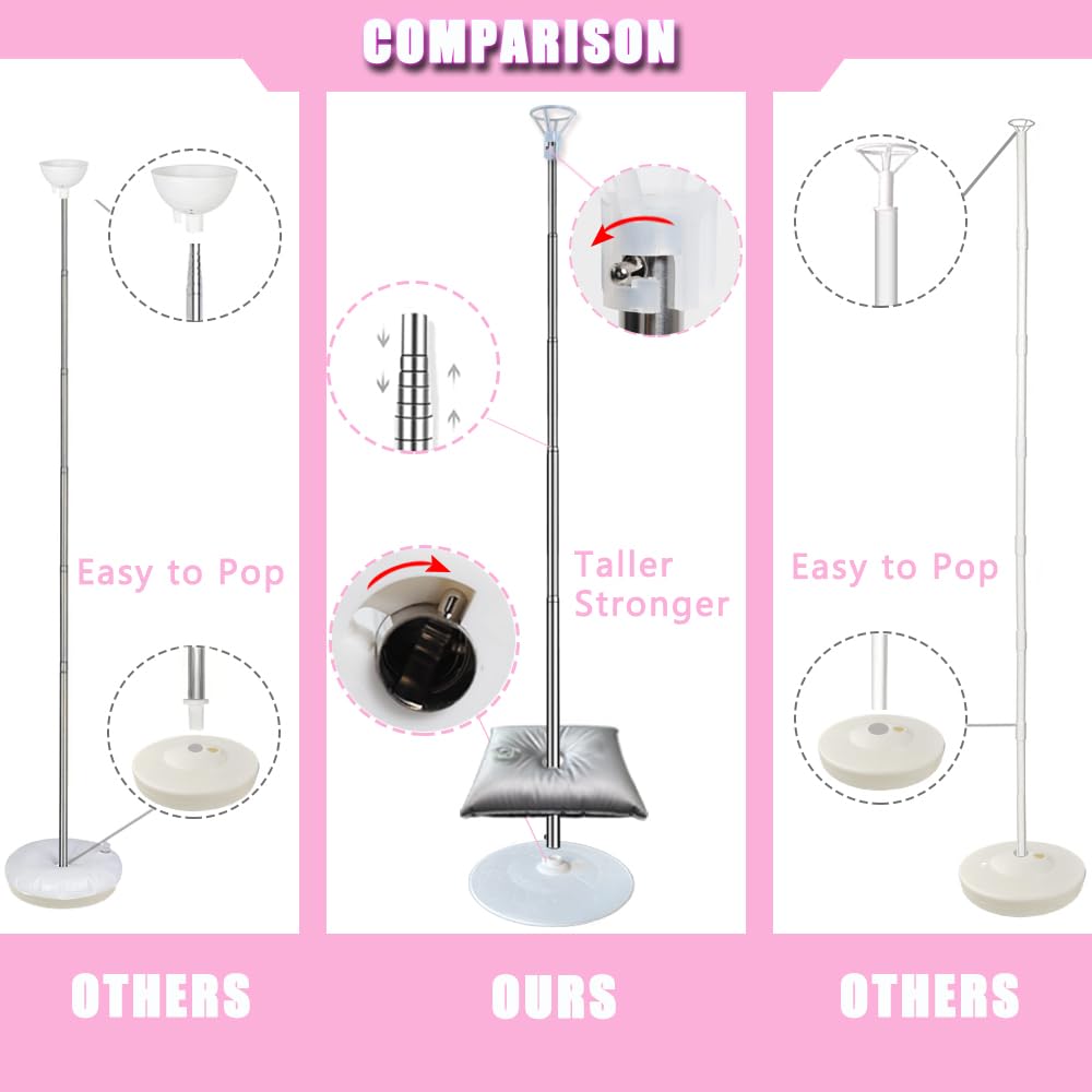DECOJOY detalle telescópico mostrando ajuste rápido y seguro