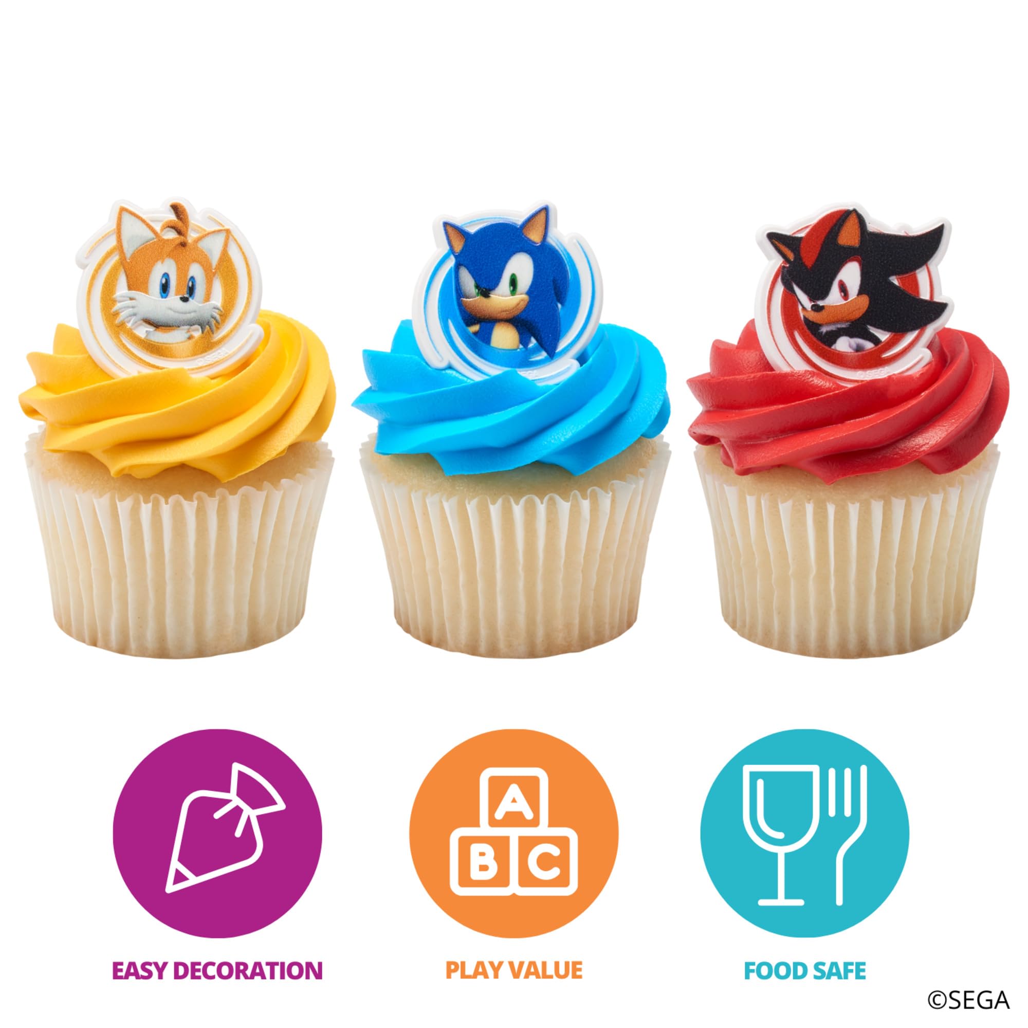 DecoPac anillo de Tails close-up, color y diseño fiel al personaje