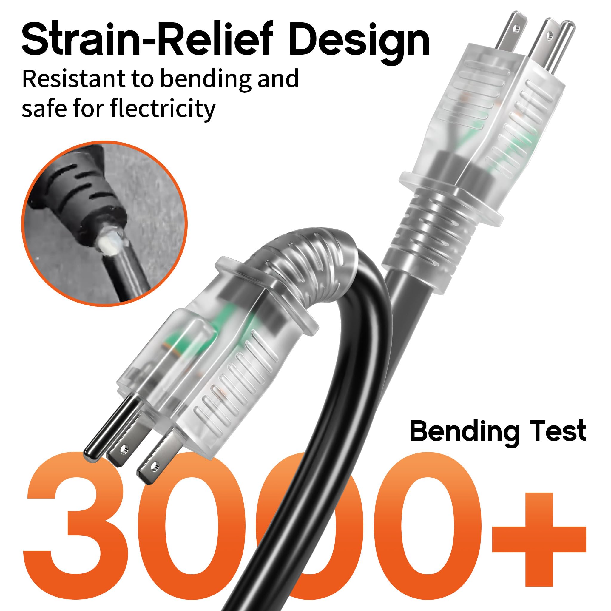 Deeklify cable en uso con herramientas de jardinería mostrando robustez