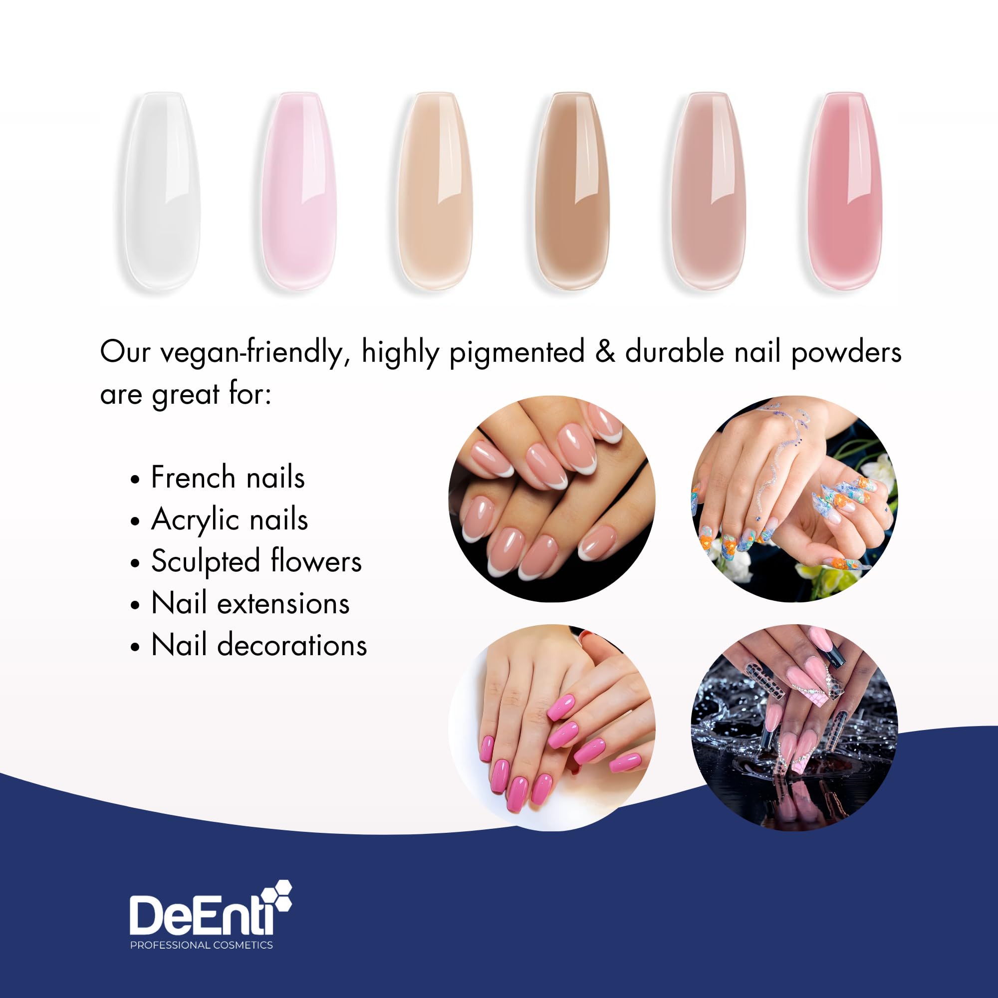 DeEnti primer plano del acabado liso para mostrar calidad profesional