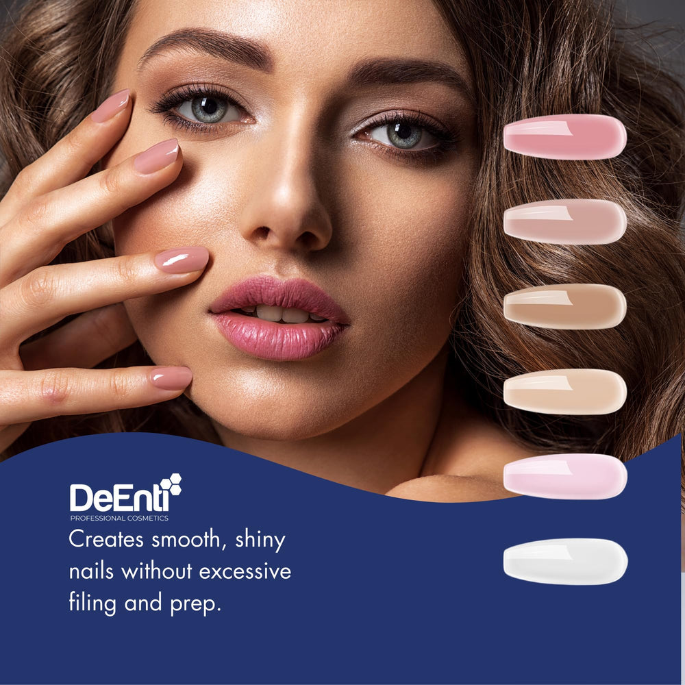 DeEnti uñas tras aplicación con brillo duradero y aspecto natural