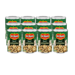 Del Monte lata frontal mostrando etiqueta y información, conveniencia instantánea