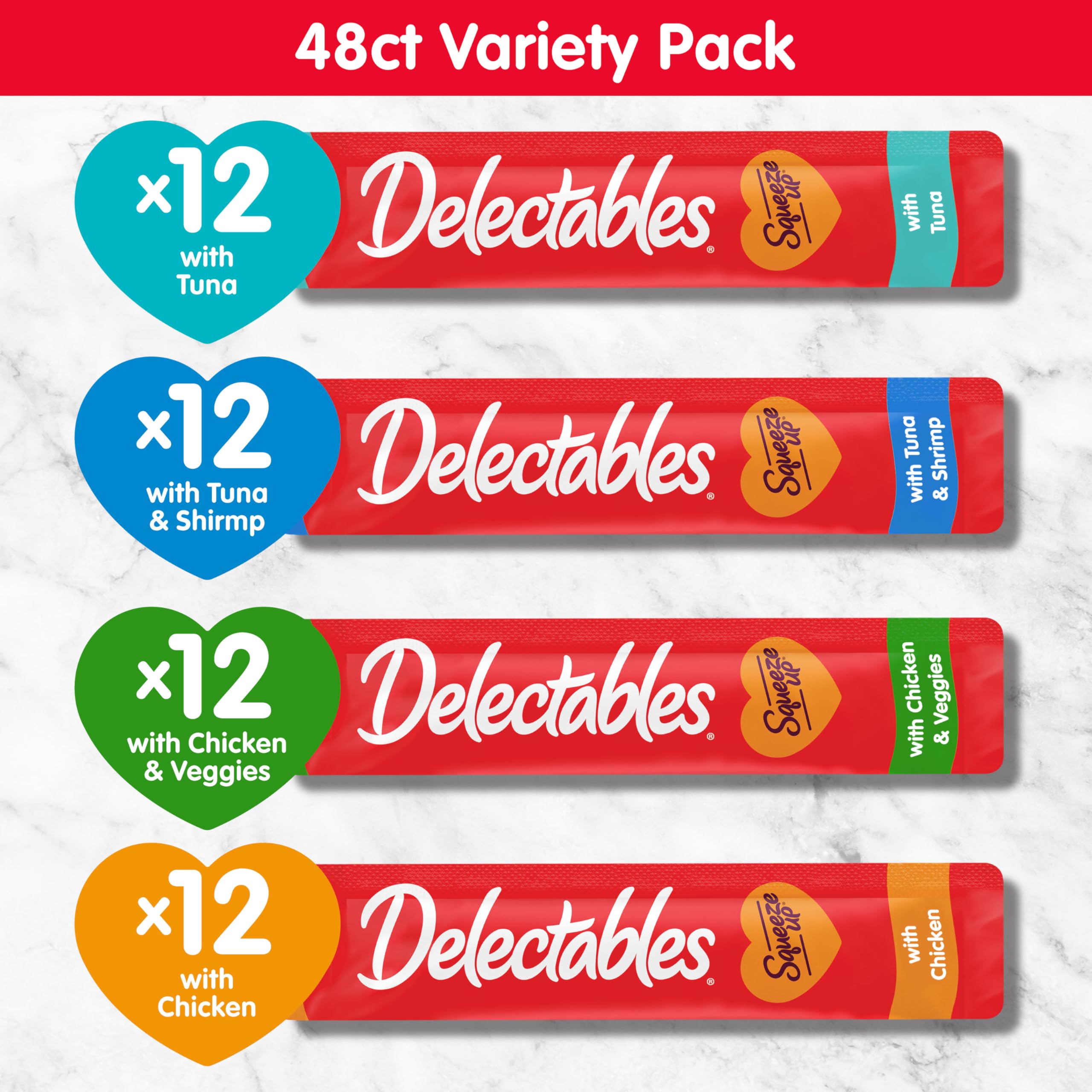 Delectables tubo contra mano adulta para comparar tamaño y porción práctica