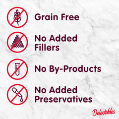 Delectables detalle de ingredientes con atún y camarón, sabor real