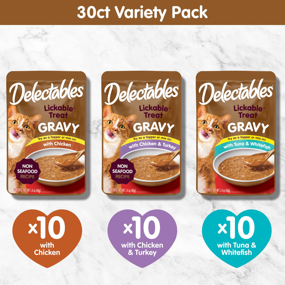 Etiqueta Delectables con lista de ingredientes premium claros y visibles