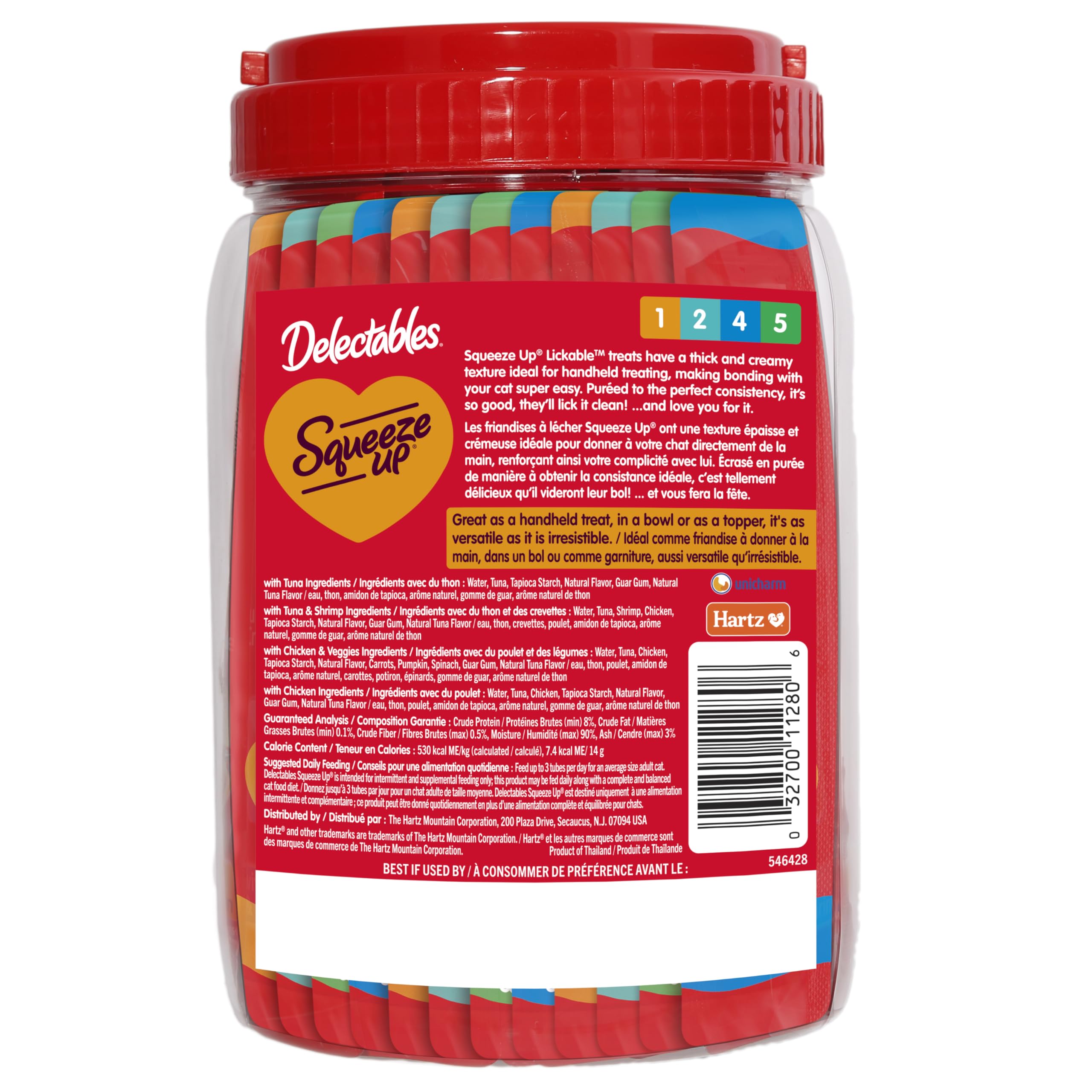 Delectables puré como topper en comedero, mejora palatabilidad de la comida