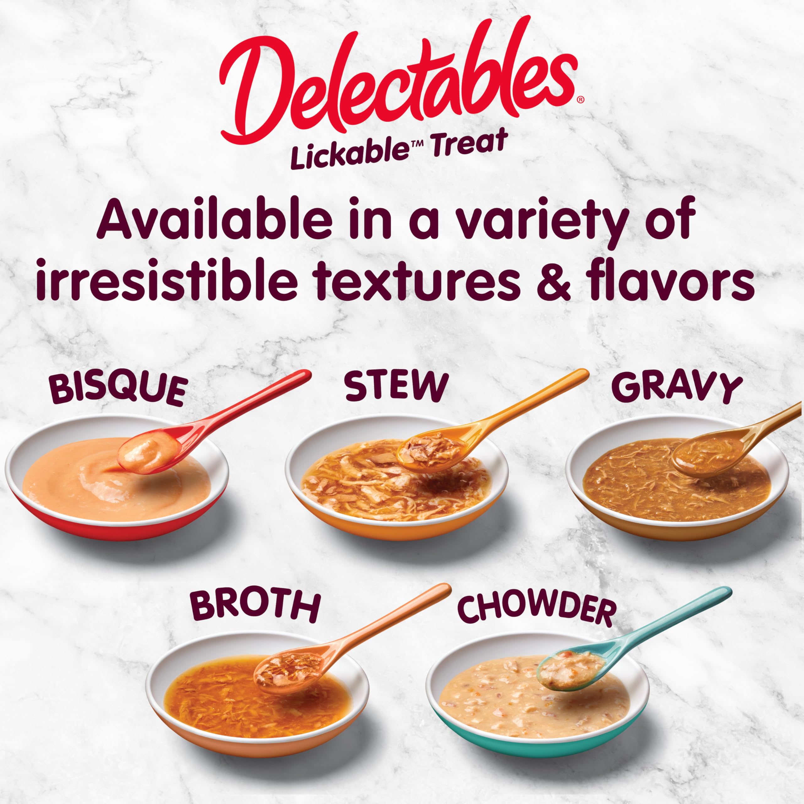 Delectables vertido sobre croquetas mejorando olor y sabor del pienso