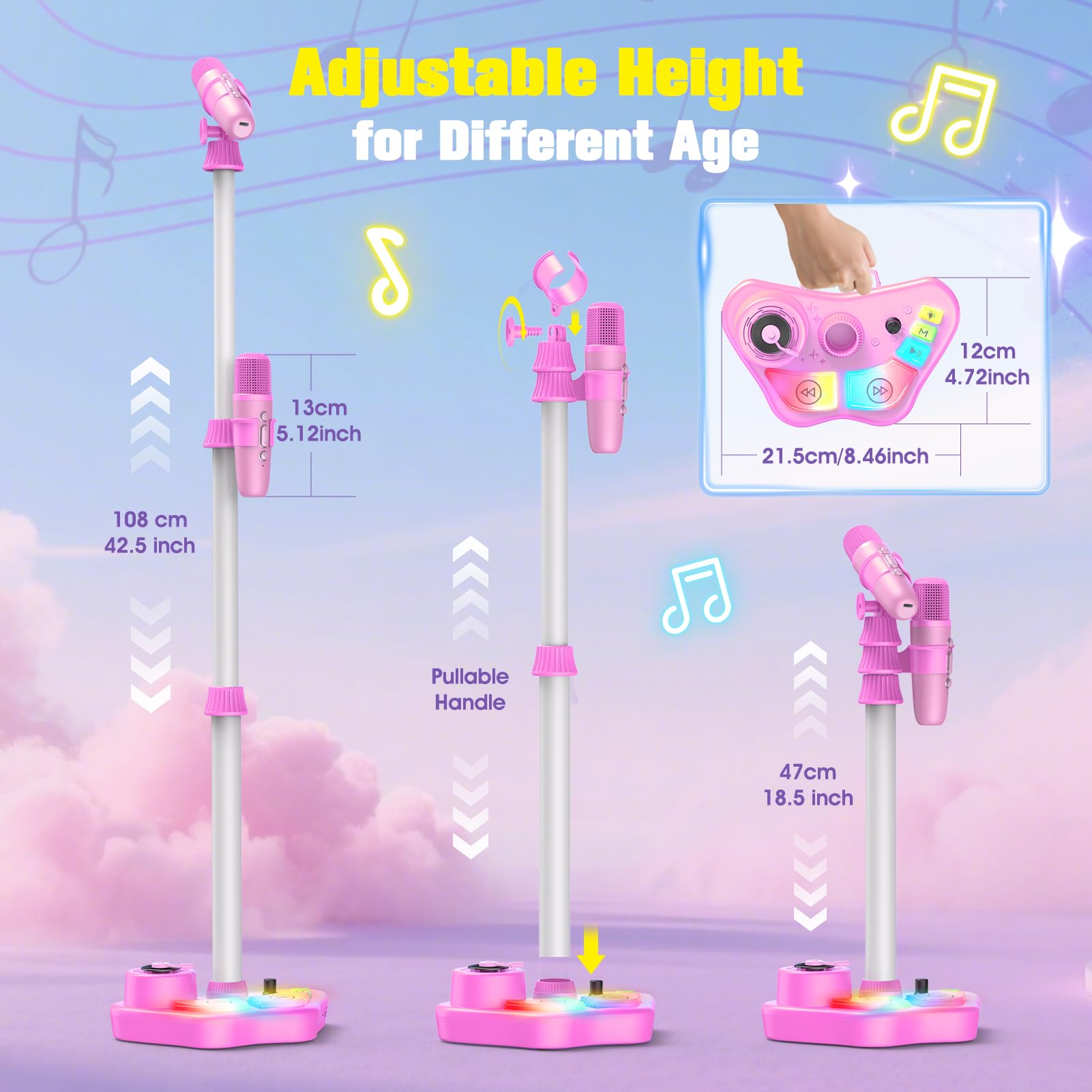 Delighkidz luces LED en funcionamiento, ambientan el juego como un escenario real